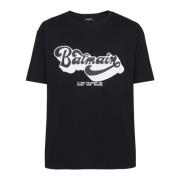 Balmain '70-tals T-shirt Black, Herr