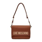 Love Moschino Stilfull PU Handväska Jc4023Pp1Lkd Brown, Dam