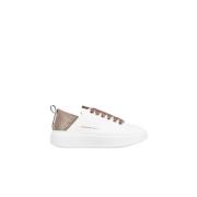 Alexander Smith Vit Ljus Brons Sportiga Sneakers White, Dam