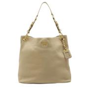 Prada Vintage Pre-owned Laeder prada-vskor Beige, Dam