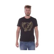 Versace Jeans Couture Jersey Sweatshirt Pluto T-Shirt Black, Herr