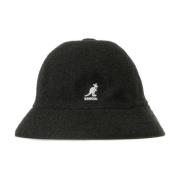 Kangol Svart Bermuda Bucket Hat Casual Stil Black, Herr