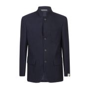 Corneliani Blå ytterkläder för män Aw24 Blue, Herr