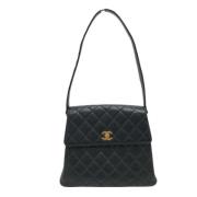 Chanel Vintage Pre-owned Laeder chanel-vskor Black, Dam