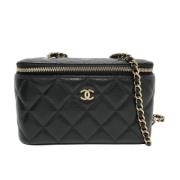 Chanel Vintage Pre-owned Laeder chanel-vskor Black, Dam