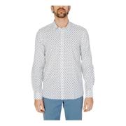 Antony Morato Geometrisk Skjorta White, Herr