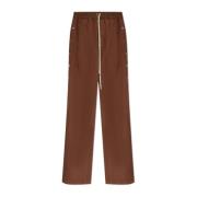 Rick Owens Sweatpants Pusher Brown, Dam