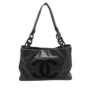 Chanel Vintage Pre-owned Laeder chanel-vskor Black, Dam