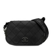 Chanel Vintage Pre-owned Laeder chanel-vskor Black, Dam