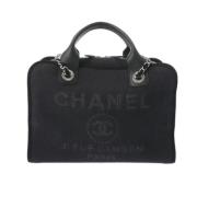 Chanel Vintage Pre-owned Canvas chanel-vskor Blue, Dam