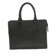 Bottega Veneta Vintage Pre-owned Laeder handvskor Gray, Herr