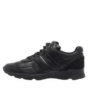 Chanel Vintage Pre-owned Laeder sneakers Black, Dam