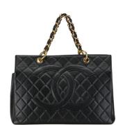 Chanel Vintage Pre-owned Laeder totevskor Black, Dam