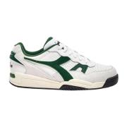 Diadora Gröna Sportiga Sneakers Gummisula Green, Herr