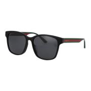 Gucci Stiliga solglasögon Gg0417Sk Black, Unisex