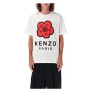 Kenzo Vit Boke Blomma T-shirt White, Herr