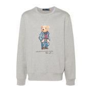 Ralph Lauren Blå Sweatshirt Aw24 Herrmode Gray, Herr