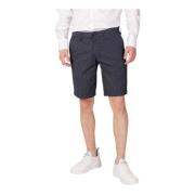 Armani Exchange Blå Geometriskt Mönster Herr Shorts Blue, Herr