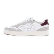 P448 Vit Läder Sneaker med Logodetalj White, Herr