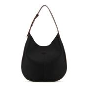 Tod's Liten Hobo Handväska Black, Dam