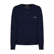 A.p.c. Navy Blue Virginie Jumper Blue, Herr