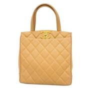 Chanel Vintage Pre-owned Laeder totevskor Brown, Dam