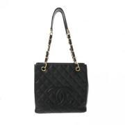 Chanel Vintage Pre-owned Laeder chanel-vskor Black, Dam