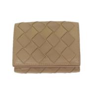 Bottega Veneta Vintage Pre-owned Laeder plnbcker Beige, Dam