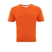 Gran Sasso Linne T-shirt med halvärmar Orange, Herr