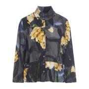 Bitte Kai Rand Jungle Poppy Oversized Blommig Skjorta Multicolor, Dam