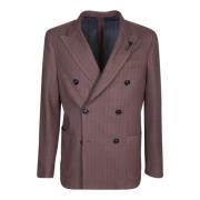 Lardini Brun Blazer Höj Stil Brown, Herr