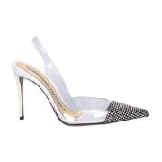 Alexandre Vauthier Vita Höga Klackar Pumps Statement Stycke White, Dam