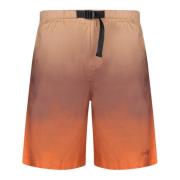 Msgm Beige Bermuda Shorts Elevate Style Multicolor, Herr