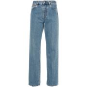 Gucci Indigo Blå Denim Jeans Blue, Dam