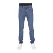 Carrera Jeans Knäppning Bomullsjeans 5 Fickor Blue, Herr