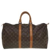 Louis Vuitton Vintage Pre-owned Canvas louis-vuitton-vskor Brown, Dam