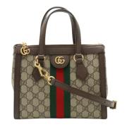 Gucci Vintage Pre-owned Canvas totevskor Beige, Dam