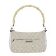 Gucci Vintage Pre-owned Canvas gucci-vskor White, Dam