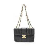 Chanel Vintage Pre-owned Laeder chanel-vskor Black, Dam