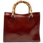 Gucci Vintage Pre-owned Laeder totevskor Red, Dam