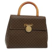 Celine Vintage Pre-owned Laeder handvskor Brown, Dam