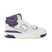 New Balance Lila Läder Snörskor White, Herr