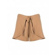 Armani Exchange Stiliga Shorts med Sidofästning Beige, Dam