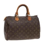 Louis Vuitton Vintage Pre-owned Canvas handvskor Brown, Dam