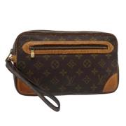 Louis Vuitton Vintage Pre-owned Canvas kuvertvskor Brown, Dam