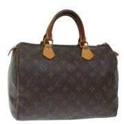 Louis Vuitton Vintage Pre-owned Canvas handvskor Brown, Dam