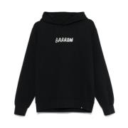 Barrow Svart Hoodie 110 Black, Herr