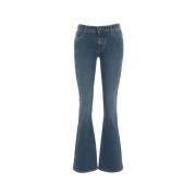 Jacob Cohën Flared Leg Jeans Blue, Dam