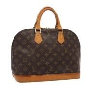 Louis Vuitton Vintage Pre-owned Canvas handvskor Brown, Dam