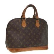 Louis Vuitton Vintage Pre-owned Canvas handvskor Brown, Dam